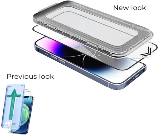 Charby CURIO Guard Curved 9H Tempered Glass Screen Protector Kit Privacy for iPhone 12/13/14/15/16 Series