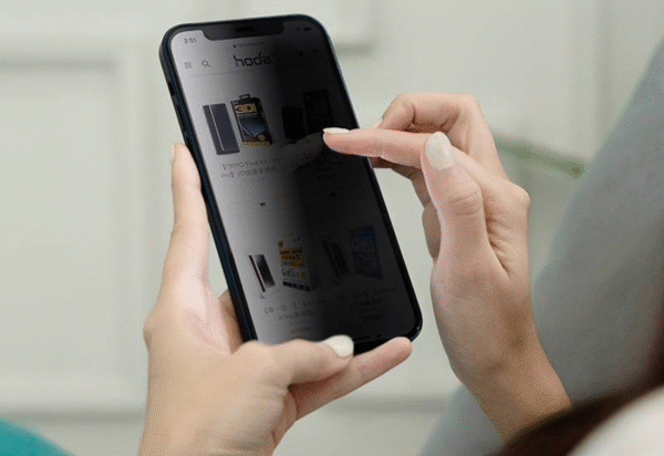 HODA Anti Peeper (Privacy) Full Coverage Tempered Glass Screen Protector