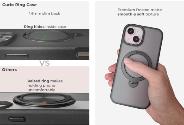 Charby CURIO Matte Ring Case