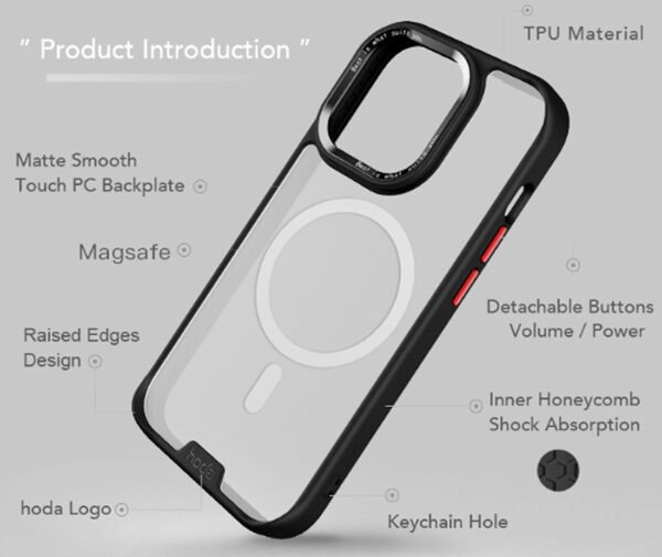HODA Rough Case Military Standard MagSafe Compatible iPhone 14 Plus