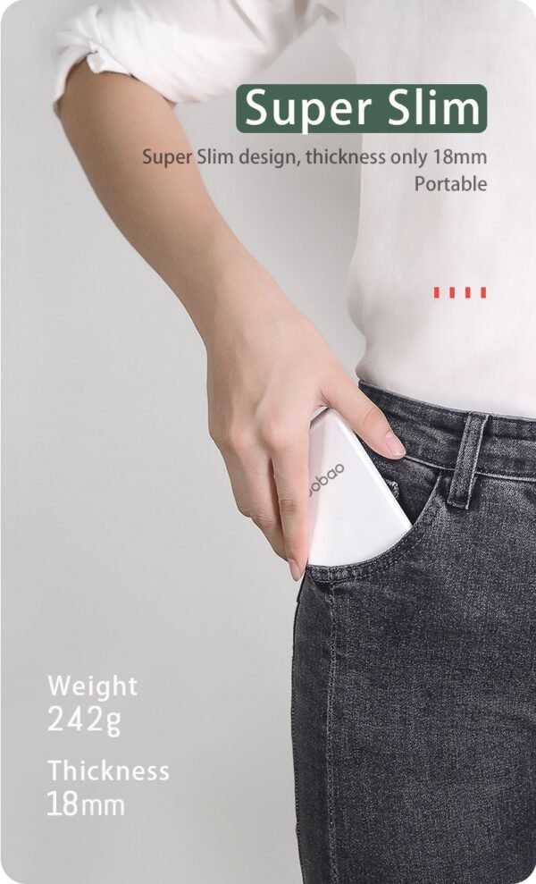 Yoobao D10Q 10000mAh 22.5W Super Fast Charge Slim Power Bank Support PD/SCP/FCP/QC3.0 with Dual Outputs