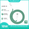 my-11134207-7rasg-m1f87tel608245 ALPHA·X ALUSB 2C Data Cable USB A to Type C 1.2m Braided Cable Heat Protection (Green)