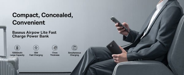 Baseus Airpow 20W 10000mAh / Airpow Lite 15W 10000mAh Fast Charging Powerbank